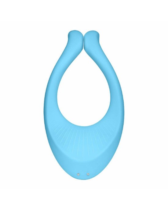 Вібратор для пар Satisfyer Endless Love Blue, 3 незалежні мотори, багатофункціональний