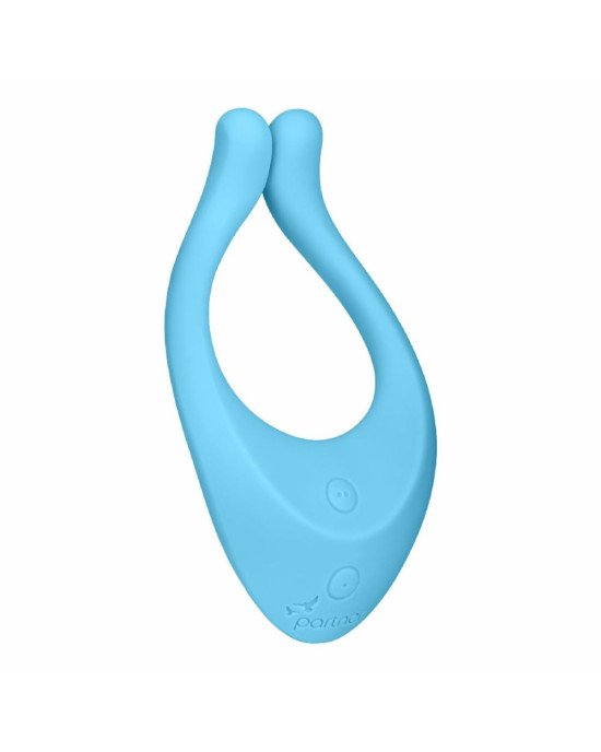 Вібратор для пар Satisfyer Endless Love Blue, 3 незалежні мотори, багатофункціональний