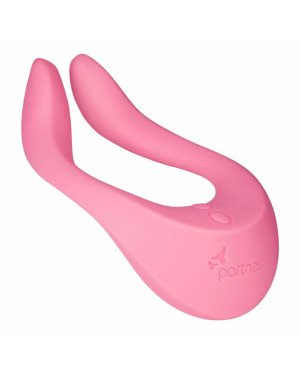 Вібратор для пар Satisfyer Endless Joy Pink, 3 незалежні мотори, багатофункціональний Вібратор для пар Satisfyer Endless Joy Pink, 3 незалежні мотори, багатофункціональний
