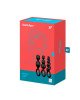 Набір анальних іграшок Satisfyer Plug black (set of 3) - Booty Call, макс. діаметр 3 см Набір анальних іграшок Satisfyer Plug black (set of 3) - Booty Call, макс. діаметр 3 см