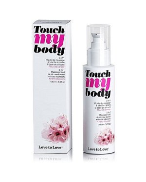 Масажний гель і змазка 2-в-1 Love To Love TOUCH MY BODY Cherry Blossom (100 мл) зволожуючий Масажний гель і змазка 2-в-1 Love To Love TOUCH MY BODY Cherry Blossom (100 мл) зволожуючий