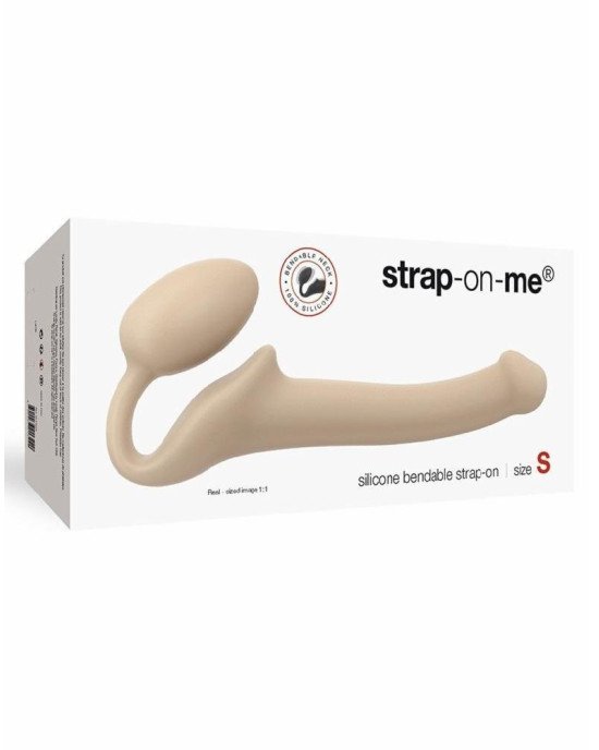 Безремінний страпон Strap-On-Me Flesh S, повністю регульований, діаметр 2,7см Безремінний страпон Strap-On-Me Flesh S, повністю регульований, діаметр 2,7см