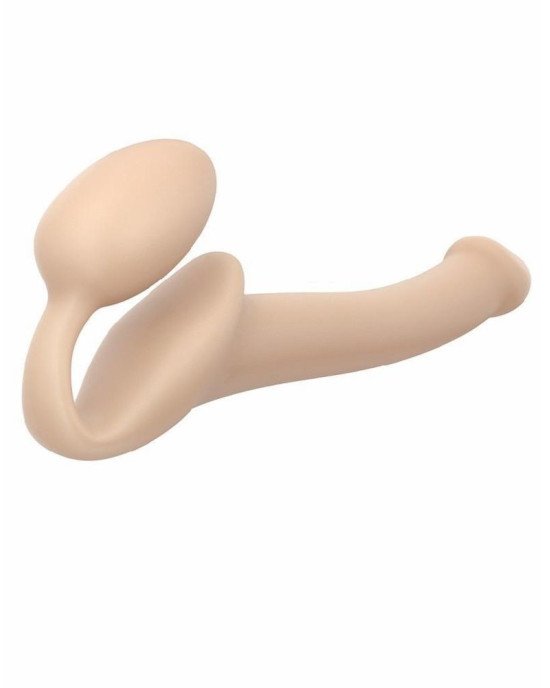 Безремінний страпон Strap-On-Me Flesh S, повністю регульований, діаметр 2,7см Безремінний страпон Strap-On-Me Flesh S, повністю регульований, діаметр 2,7см