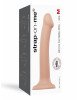 Насадка для страпону Strap-On-Me Dual Density Dildo Flesh M, діаметр 3,3 см, двошарова, гнучкий Насадка для страпону Strap-On-Me Dual Density Dildo Flesh M, діаметр 3,3 см, двошарова, гнучкий