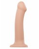 Насадка для страпону Strap-On-Me Dual Density Dildo Flesh L, діаметр 3,7 см, двошарова, гнучкий Насадка для страпону Strap-On-Me Dual Density Dildo Flesh L, діаметр 3,7 см, двошарова, гнучкий
