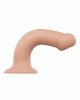 Насадка для страпону Strap-On-Me Dual Density Dildo Flesh L, діаметр 3,7 см, двошарова, гнучкий Насадка для страпону Strap-On-Me Dual Density Dildo Flesh L, діаметр 3,7 см, двошарова, гнучкий