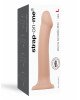 Насадка для страпону Strap-On-Me Dual Density Dildo Flesh L, діаметр 3,7 см, двошарова, гнучкий Насадка для страпону Strap-On-Me Dual Density Dildo Flesh L, діаметр 3,7 см, двошарова, гнучкий