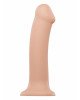 Насадка для страпону Strap-On-Me Dual Density Dildo Flesh XL, діаметр 4,5 см, двошарова, гнучка Насадка для страпону Strap-On-Me Dual Density Dildo Flesh XL, діаметр 4,5 см, двошарова, гнучка
