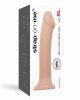Насадка для страпону Strap-On-Me Dual Density Dildo Flesh XL, діаметр 4,5 см, двошарова, гнучка Насадка для страпону Strap-On-Me Dual Density Dildo Flesh XL, діаметр 4,5 см, двошарова, гнучка