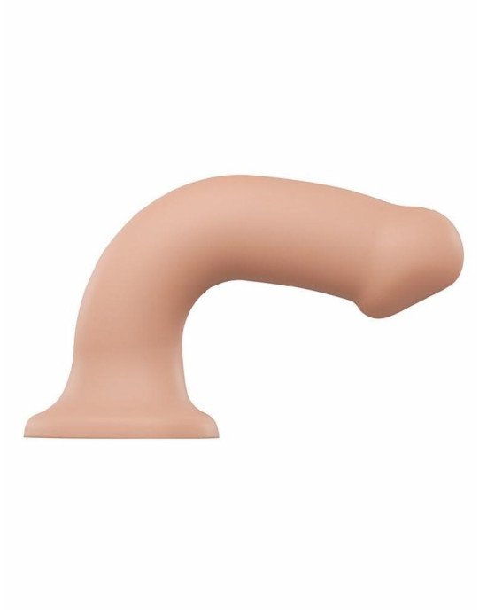 Насадка для страпону Strap-On-Me Dual Density Dildo Flesh XL, діаметр 4,5 см, двошарова, гнучка Насадка для страпону Strap-On-Me Dual Density Dildo Flesh XL, діаметр 4,5 см, двошарова, гнучка