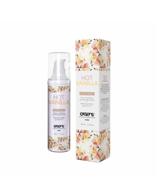 Масажна олія EXSENS Hot Vanilla 50мл розігріває, без цукру, без парабенів, їстівна Масажна олія EXSENS Hot Vanilla 50мл розігріває, без цукру, без парабенів, їстівна
