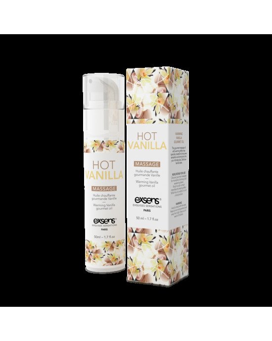 Масажна олія EXSENS Hot Vanilla 50мл розігріває, без цукру, без парабенів, їстівна Масажна олія EXSENS Hot Vanilla 50мл розігріває, без цукру, без парабенів, їстівна