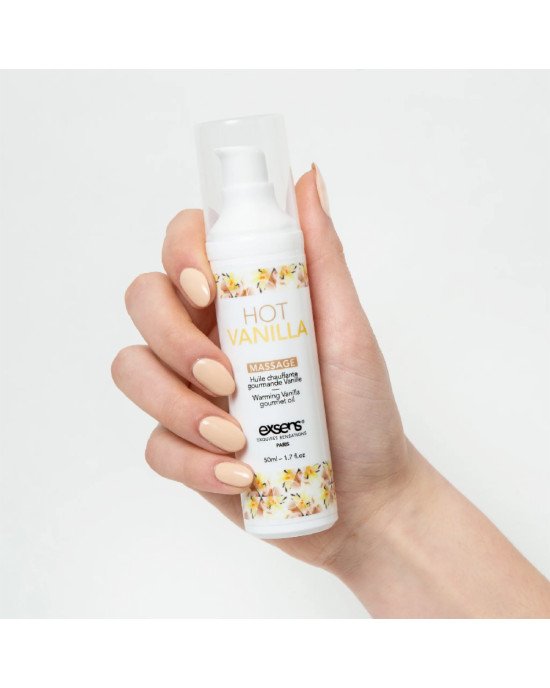 Масажна олія EXSENS Hot Vanilla 50мл розігріває, без цукру, без парабенів, їстівна Масажна олія EXSENS Hot Vanilla 50мл розігріває, без цукру, без парабенів, їстівна