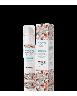 Масажна олія EXSENS Coconut 50 мл розігріває, без цукру, без парабенів, їстівне