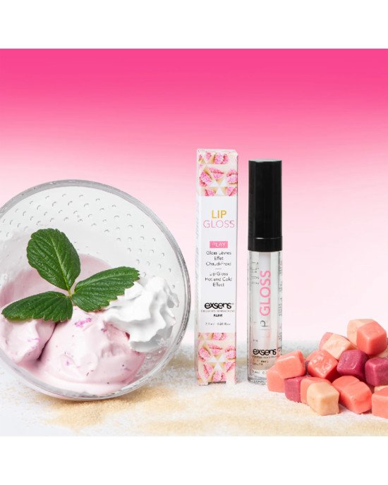 Стимулювальний блиск для губ EXSENS Lip Gloss 7,4 мл, ефект поколювання і холод-тепло Стимулювальний блиск для губ EXSENS Lip Gloss 7,4 мл, ефект поколювання і холод-тепло