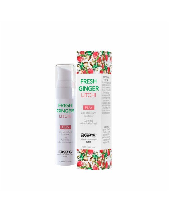 Розпродаж!!! Стимулювальний гель EXSENS Kissable Fresh Ginger Litchi 15мл (термін 12.2025) Розпродаж!!! Стимулювальний гель EXSENS Kissable Fresh Ginger Litchi 15мл (термін 12.2025)