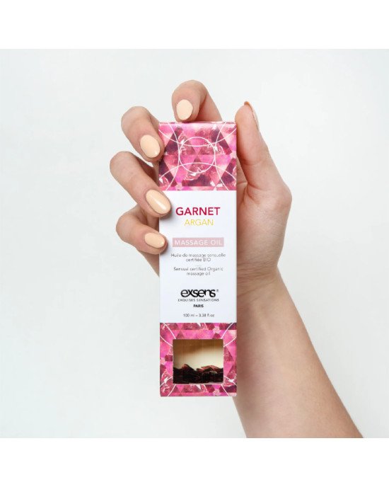 Масажна олія EXSENS Garnet Argan (чуттєве з гранатом) 100мл, натуральна Масажна олія EXSENS Garnet Argan (чуттєве з гранатом) 100мл, натуральна