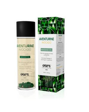 Розпродаж!!! Масажна олія EXSENS Aventurine Avocado (антистрес) 100мл (термін 12.2026)