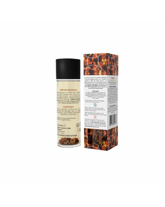 Масажна олія EXSENS Tiger Eye Macadamia (захист з тигровим оком) 100мл, натуральна Масажна олія EXSENS Tiger Eye Macadamia (захист з тигровим оком) 100мл, натуральна