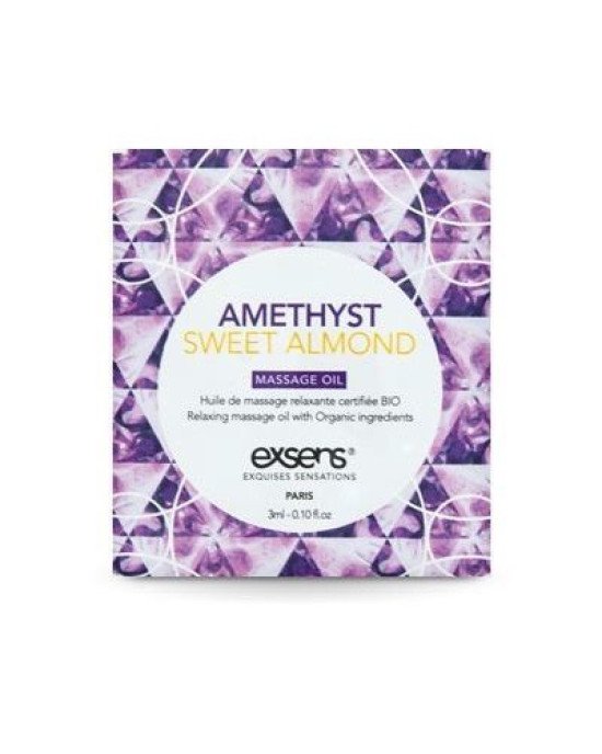 Пробник масажної олії EXSENS Amethyst Sweet Almond 3мл Пробник масажної олії EXSENS Amethyst Sweet Almond 3мл