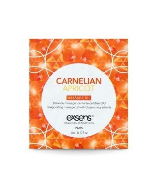 Пробник масажної олії EXSENS Carnelian Apricot 3мл Пробник масажної олії EXSENS Carnelian Apricot 3мл