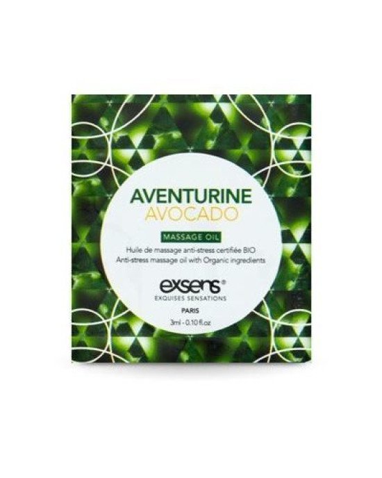 Пробник масажної олії EXSENS Anti-Stress Aventurine Avocado 3мл Пробник масажної олії EXSENS Anti-Stress Aventurine Avocado 3мл