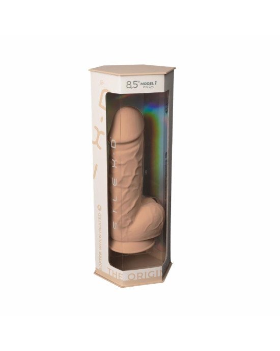 Фалоімітатор SilexD Norman Flesh (MODEL 4 size 8.5in), двошаровий, силікон + Silexpan, діаметр 5 см Фалоімітатор SilexD Norman Flesh (MODEL 4 size 8.5in), двошаровий, силікон + Silexpan, діаметр 5 см