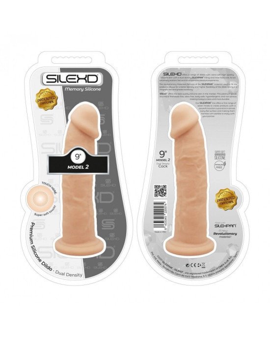 Фалоімітатор SilexD Oscar Flesh (MODEL 2 size 9in), двошаровий, силікон + Silexpan, діаметр 5,4см Фалоімітатор SilexD Oscar Flesh (MODEL 2 size 9in), двошаровий, силікон + Silexpan, діаметр 5,4см