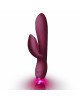 Вібратор-кролик Rocks Off Every Girl Burgundy, два мотори, різнокольорове LED-підсвічування, потужн Вібратор-кролик Rocks Off Every Girl Burgundy, два мотори, різнокольорове LED-підсвічування, потужн
