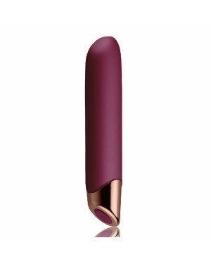 Потужний вібратор Rocks Off Chaiamo Burgundy, soft-touch силікон, до 3-х годин роботи, водостійкий