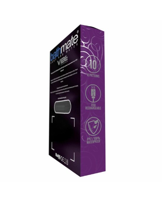 Вібропуля Bathmate Vibe Bullet Chrome, глибока потужна вібрація Вібропуля Bathmate Vibe Bullet Chrome, глибока потужна вібрація