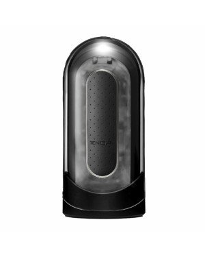 Вібромастурбатор Tenga Flip Zero Electronic Vibration Black, змінна інтенсивність, розкладний