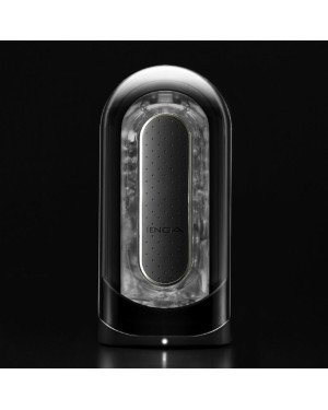 Вібромастурбатор Tenga Flip Zero Electronic Vibration Black, змінна інтенсивність, розкладний