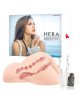 Мастурбатор Kokos Hera Hip Real 2WayPlus з функцією масажу та вібрацією Мастурбатор Kokos Hera Hip Real 2WayPlus з функцією масажу та вібрацією