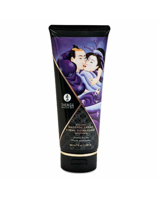 Їстівний масажний крем Shunga Kissable Massage Cream – Exotic Fruits (200 мл) Їстівний масажний крем Shunga Kissable Massage Cream – Exotic Fruits (200 мл)