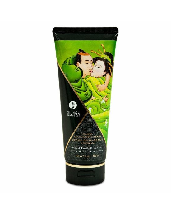 Їстівний масажний крем Shunga Kissable Massage Cream – Pear & Exotic Green Tea (200 мл) Їстівний масажний крем Shunga Kissable Massage Cream – Pear & Exotic Green Tea (200 мл)