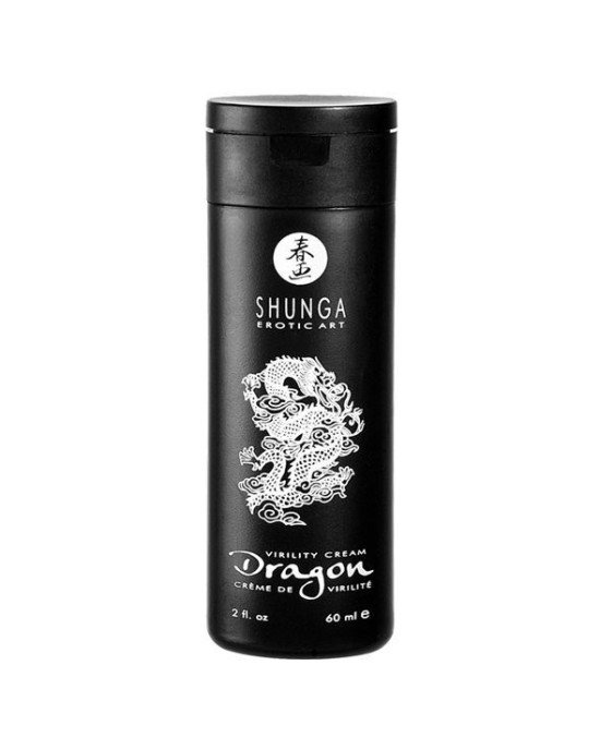 Стимулювальний крем для пар Shunga SHUNGA Dragon Cream (60 мл), ефект тепло-холод та поколювання Стимулювальний крем для пар Shunga SHUNGA Dragon Cream (60 мл), ефект тепло-холод та поколювання