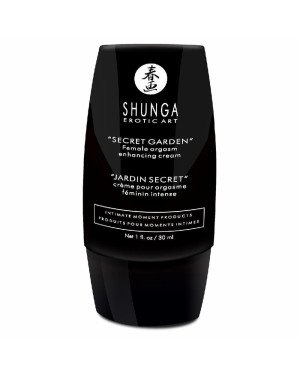 Стимулювальний гель для клітора Shunga Secret Garden (30 мл), розігрів, поколювання Стимулювальний гель для клітора Shunga Secret Garden (30 мл), розігрів, поколювання
