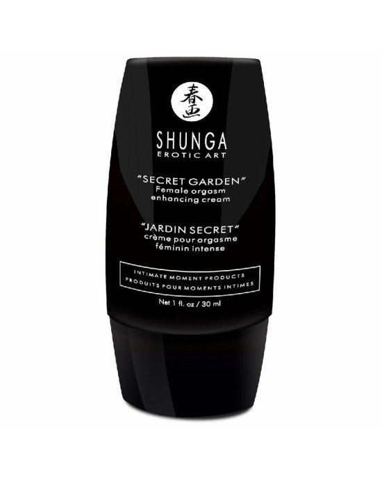 Стимулювальний гель для клітора Shunga Secret Garden (30 мл), розігрів, поколювання Стимулювальний гель для клітора Shunga Secret Garden (30 мл), розігрів, поколювання