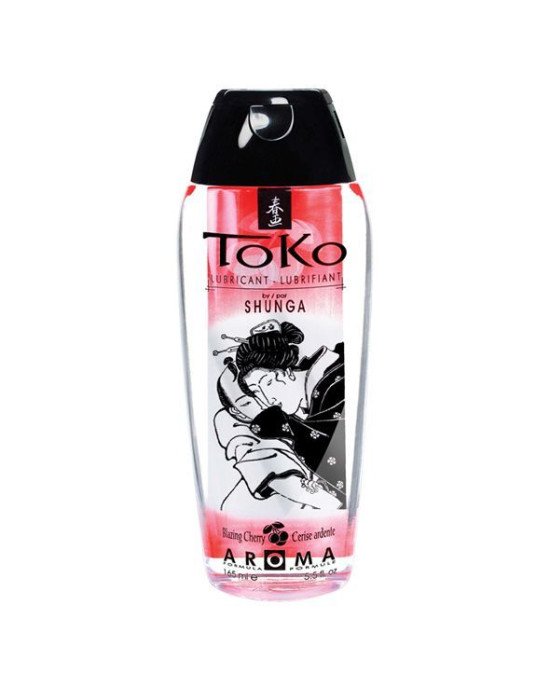 Лубрикант на водній основі Shunga Toko AROMA – Blazing Сherry (165 мл), не містить цукру Лубрикант на водній основі Shunga Toko AROMA – Blazing Сherry (165 мл), не містить цукру