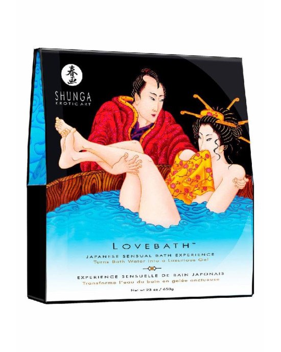 Гель для ванни Shunga LOVEBATH – Ocean temptations 650 г, робить воду ароматним желе зі SPA ефектом Гель для ванни Shunga LOVEBATH – Ocean temptations 650 г, робить воду ароматним желе зі SPA ефектом