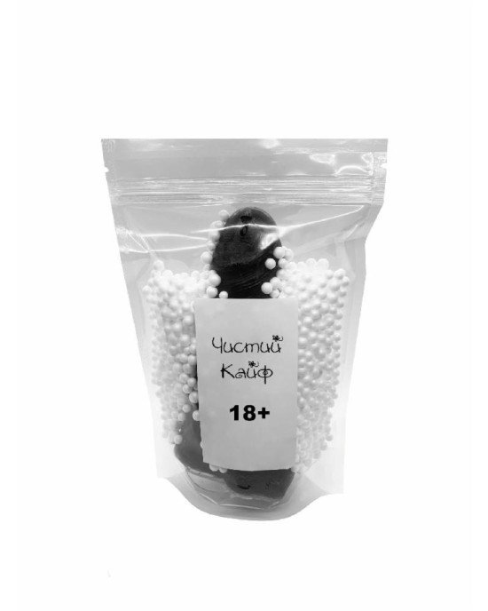 Крафтове мило-член із присоскою Чистий Кайф Black size M, натуральне Крафтове мило-член із присоскою Чистий Кайф Black size M, натуральне