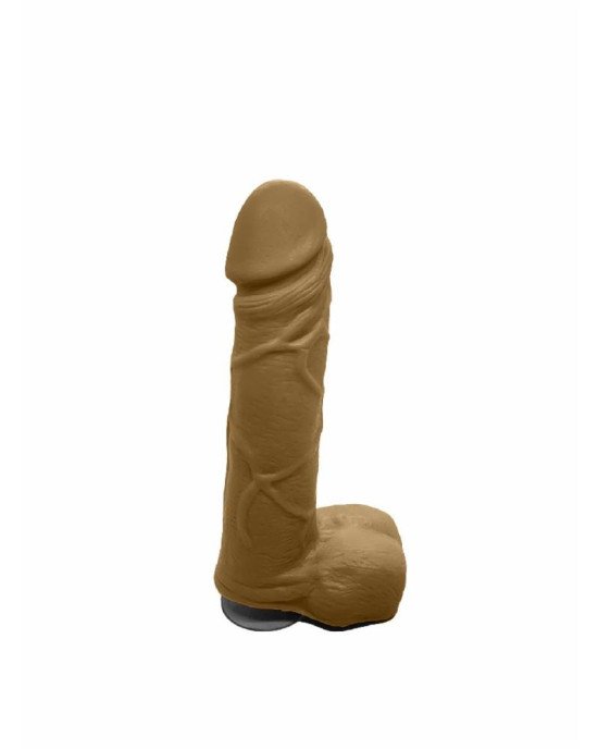 Крафтове мило-член із присоскою Чистий Кайф Brown size M, натуральне Крафтове мило-член із присоскою Чистий Кайф Brown size M, натуральне