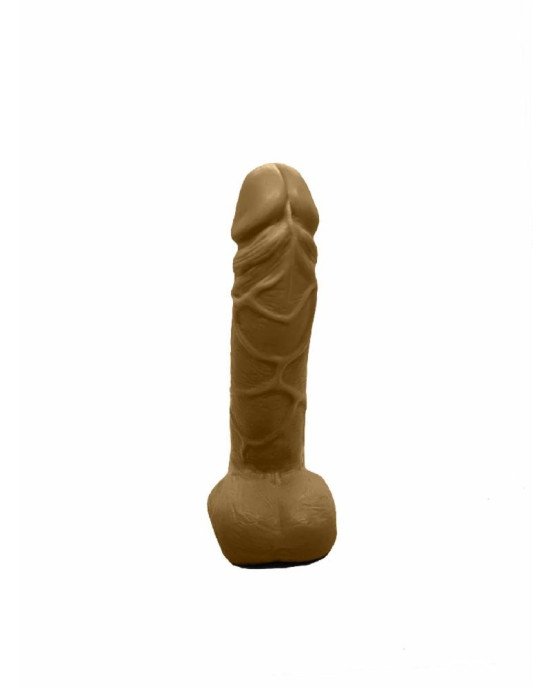 Крафтове мило-член із присоскою Чистий Кайф Brown size M, натуральне Крафтове мило-член із присоскою Чистий Кайф Brown size M, натуральне