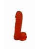 Крафтове мило-член із присоскою Чистий Кайф Red size M, натуральне Крафтове мило-член із присоскою Чистий Кайф Red size M, натуральне