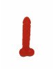 Крафтове мило-член із присоскою Чистий Кайф Red size L, натуральне Крафтове мило-член із присоскою Чистий Кайф Red size L, натуральне