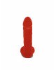 Крафтове мило-член із присоскою Чистий Кайф Red size L, натуральне Крафтове мило-член із присоскою Чистий Кайф Red size L, натуральне
