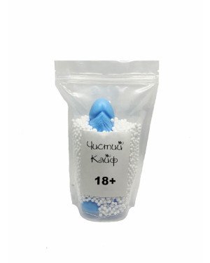 Крафтове мило-член із присоскою Чистий Кайф Blue size L, натуральне Крафтове мило-член із присоскою Чистий Кайф Blue size L, натуральне