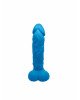 Крафтове мило-член із присоскою Чистий Кайф Blue size L, натуральне Крафтове мило-член із присоскою Чистий Кайф Blue size L, натуральне