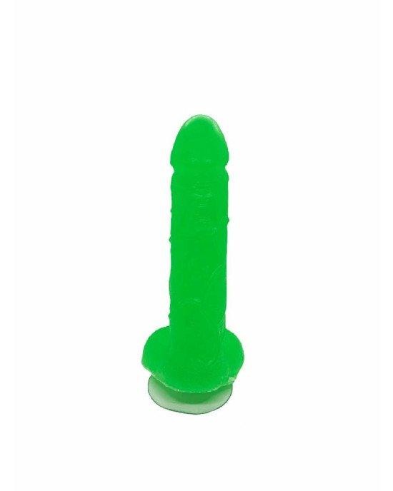 Крафтове мило-член із присоскою Чистий Кайф Green size L, натуральне Крафтове мило-член із присоскою Чистий Кайф Green size L, натуральне